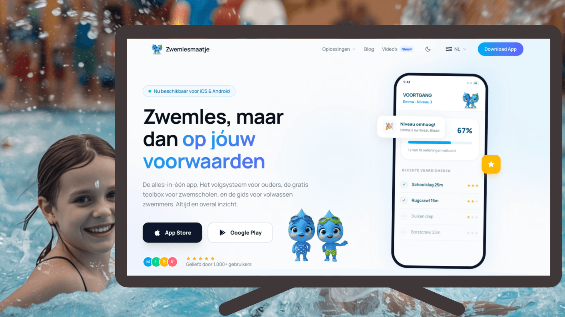 Swimmigo Review [2026]: De beste gratis zwemles app voor voortgang volgen