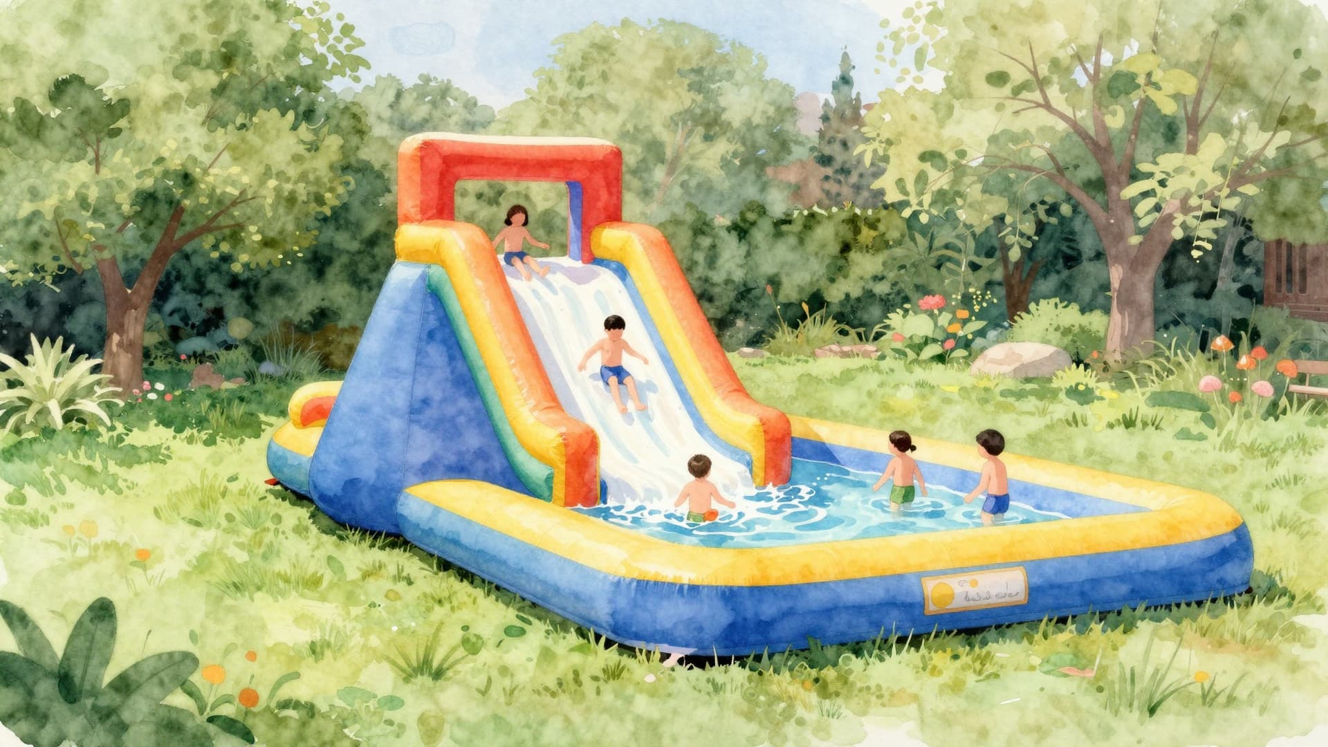 Beste opblaasbare waterglijbanen voor in de tuin: topkeuzes en koopadvies [2026]
