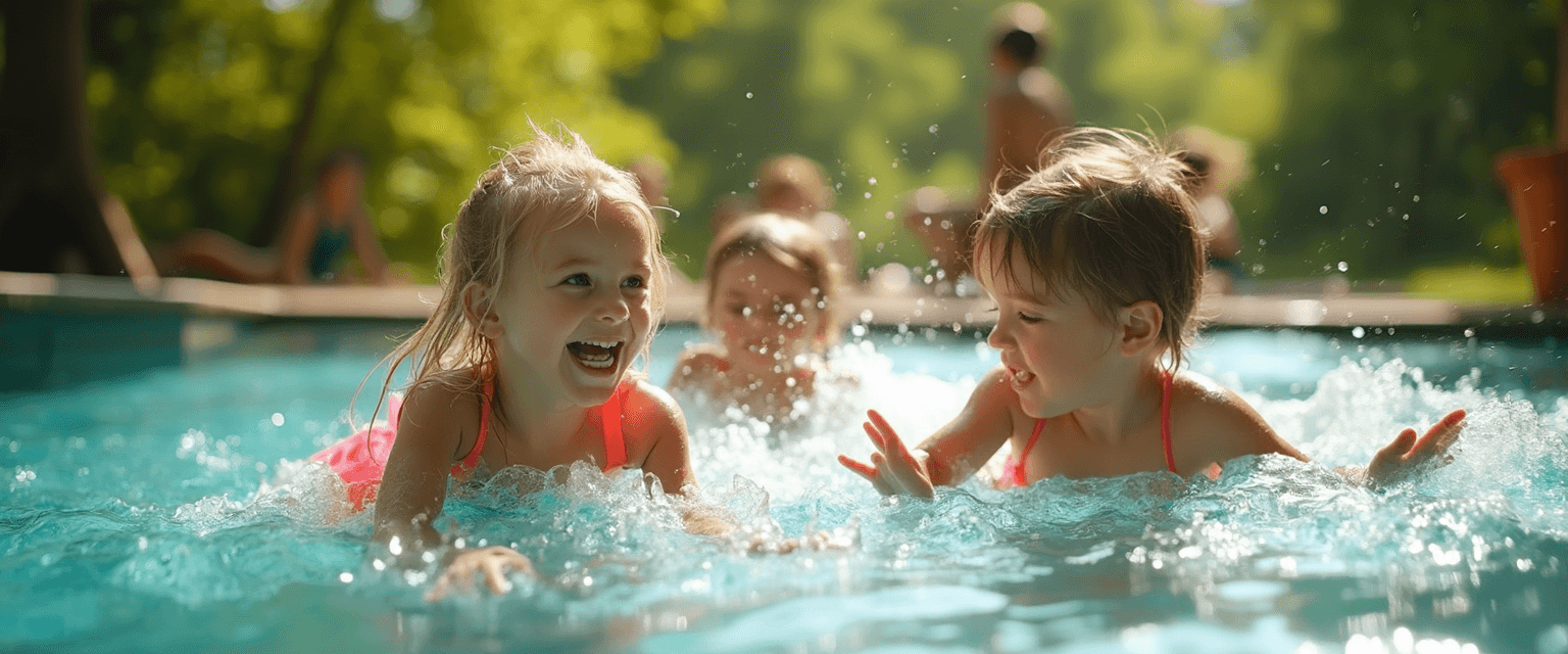 Wanneer kinderen zonder zwembandjes veilig zwemmen